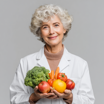 Літня пара готує здорову їжу